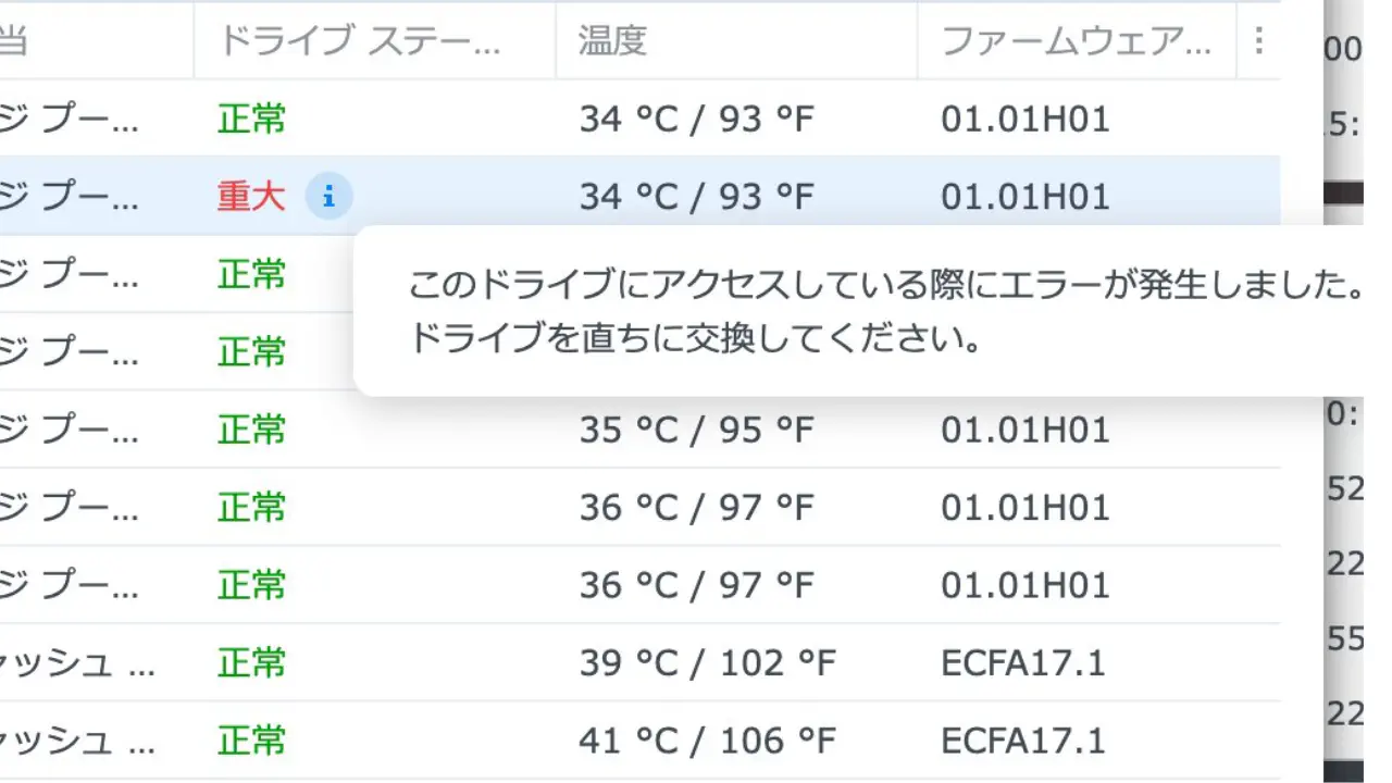 構築したばかりのRAID、HDD1台堂々退場す。原因は水道管工事……？